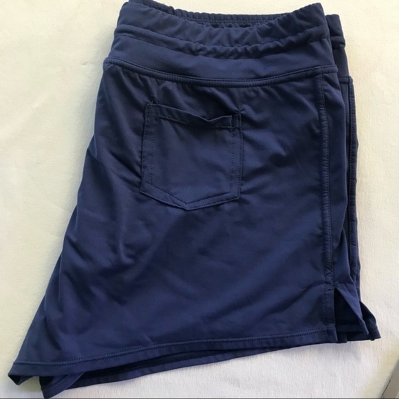 Beach House Blouson Tankini Top with Ocean & 24th Navy Swim Shorts - Picture 9 of 11